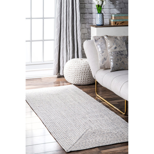 Brambly Cottage Hand Braided Ivory Rug & Reviews Wayfair.co.uk